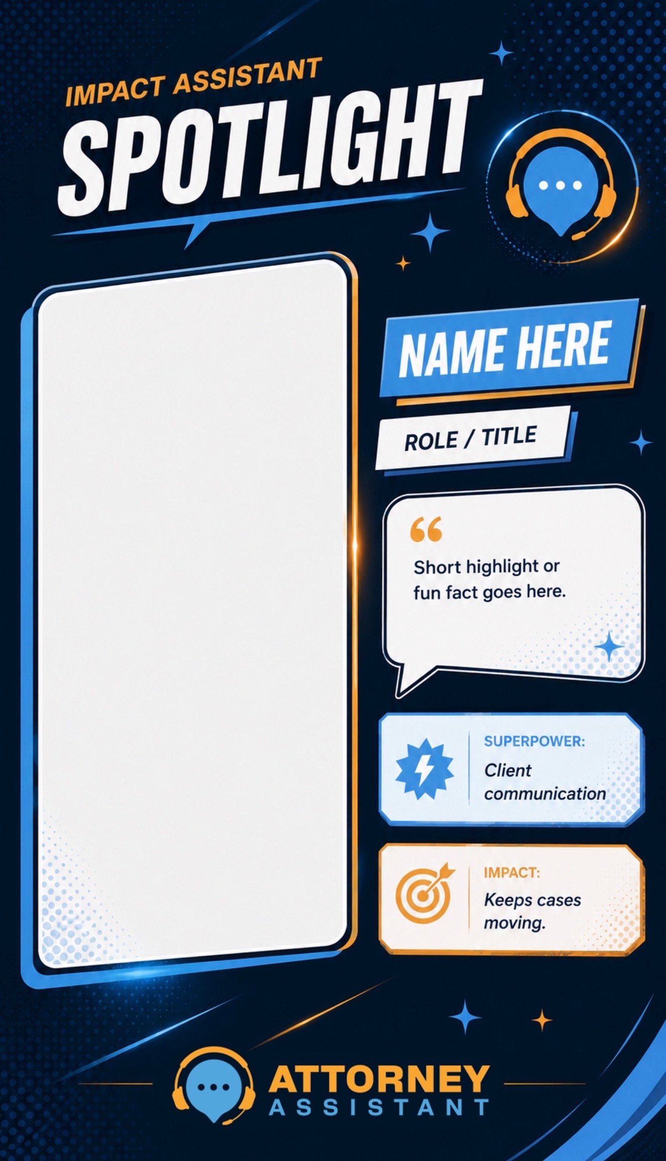 Impact Assistant Spotlight template